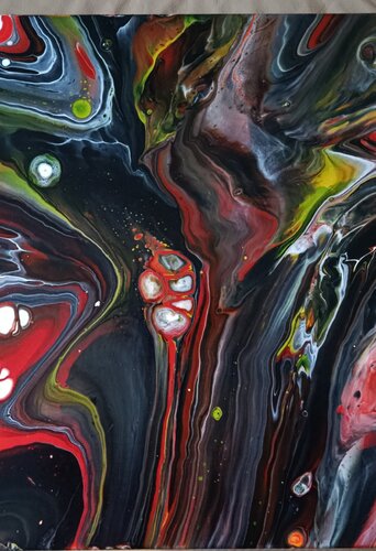 Vulkanisches Echo de Vera Göpfert, Pintura a la venta en Singulart