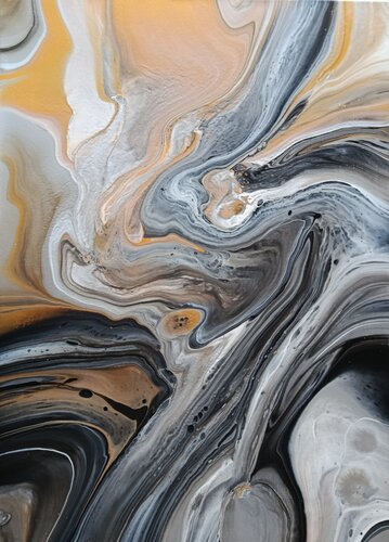 Golden Sediment by Vera Göpfert, 회화 for Sale on Singulart