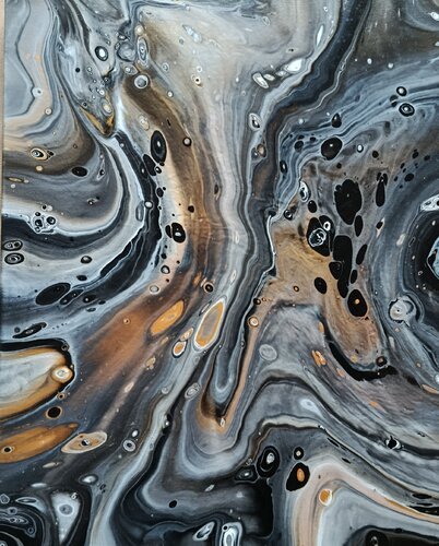Aureum Flow 2 van Vera Göpfert, Schilderij te koop op Singulart