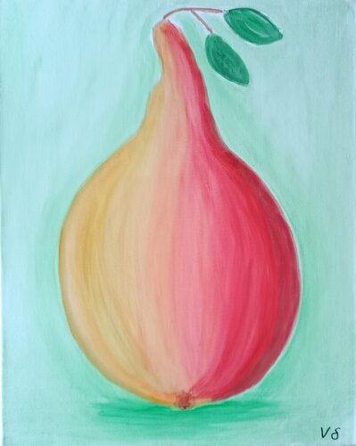 Die Birne di Vera Göpfert, Pittura in vendita su Singulart