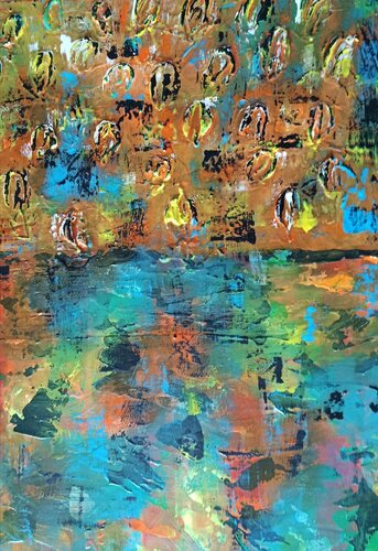 Relief des Augenblicks von Vera Göpfert, Malerei kaufen auf Singulart