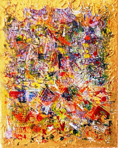 Golden Genesis by Vera Göpfert, Painting for Sale on Singulart