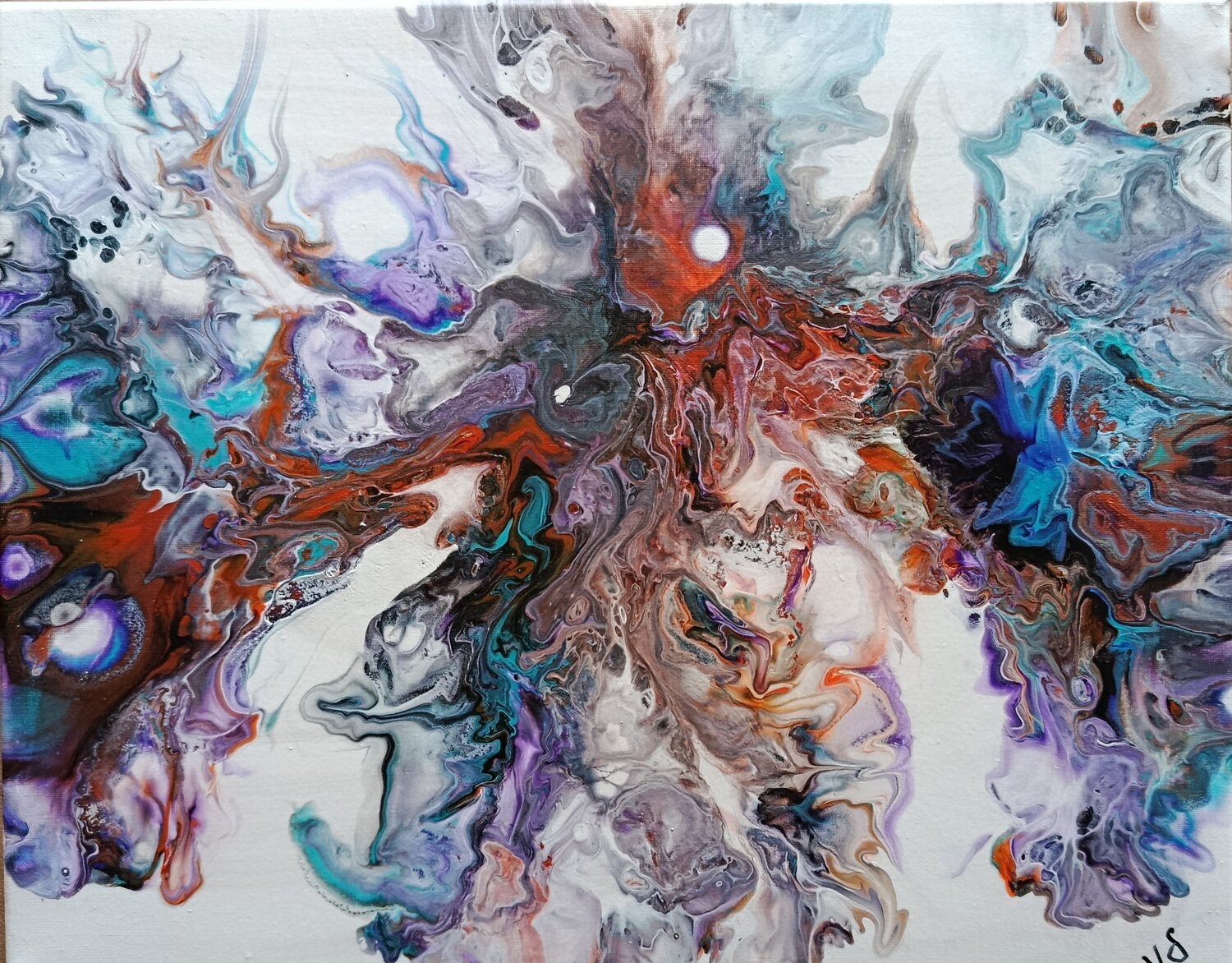 Dynamik in Acryl Vera Göpfert