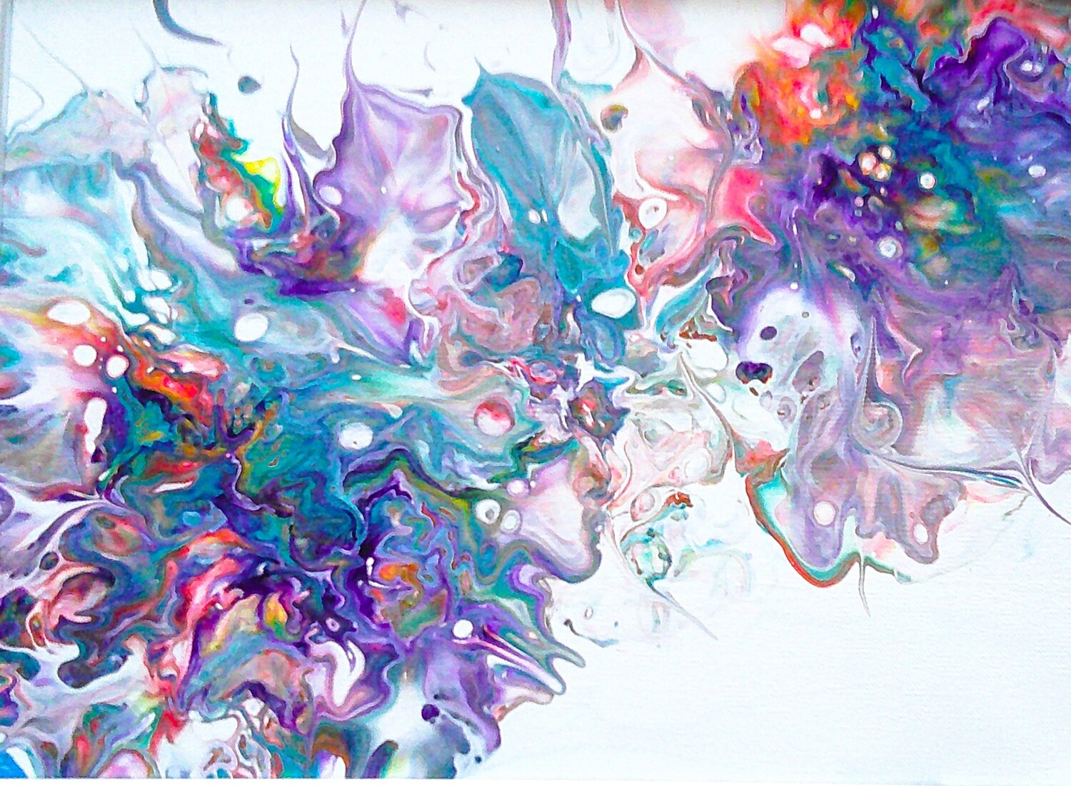Fragmentierte Euphorie Vera Göpfert Originalgemälde zu verkaufen