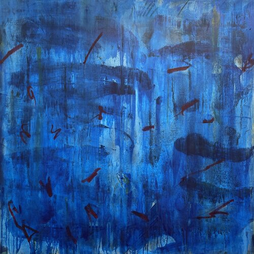 Blue resistance von Adriana Bernet, Malerei kaufen auf Singulart