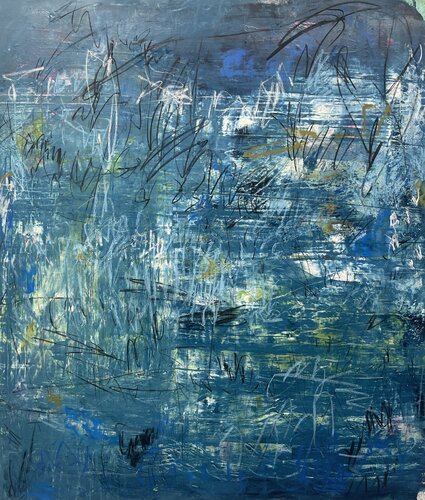 Blue spirit di Adriana Bernet, Pittura in vendita su Singulart
