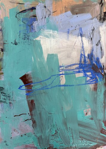 Between Earth and Sky von Adriana Bernet, Malerei kaufen auf Singulart