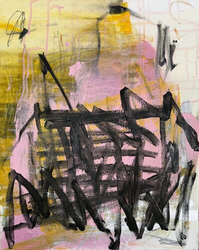 Pink Interval 4 von Adriana Bernet, Malerei kaufen auf Singulart