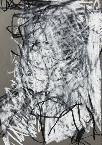 Collision in White 6 von Adriana Bernet, Werk auf Papier kaufen auf Singulart