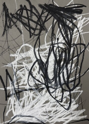 Collision in White 3 von Adriana Bernet, Werk auf Papier kaufen auf Singulart