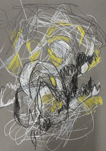 Collision of Fragments 1 von Adriana Bernet, Werk auf Papier kaufen auf Singulart
