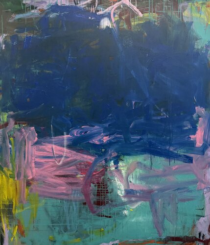 Blue hour by Adriana Bernet, Painting for Sale on Singulart