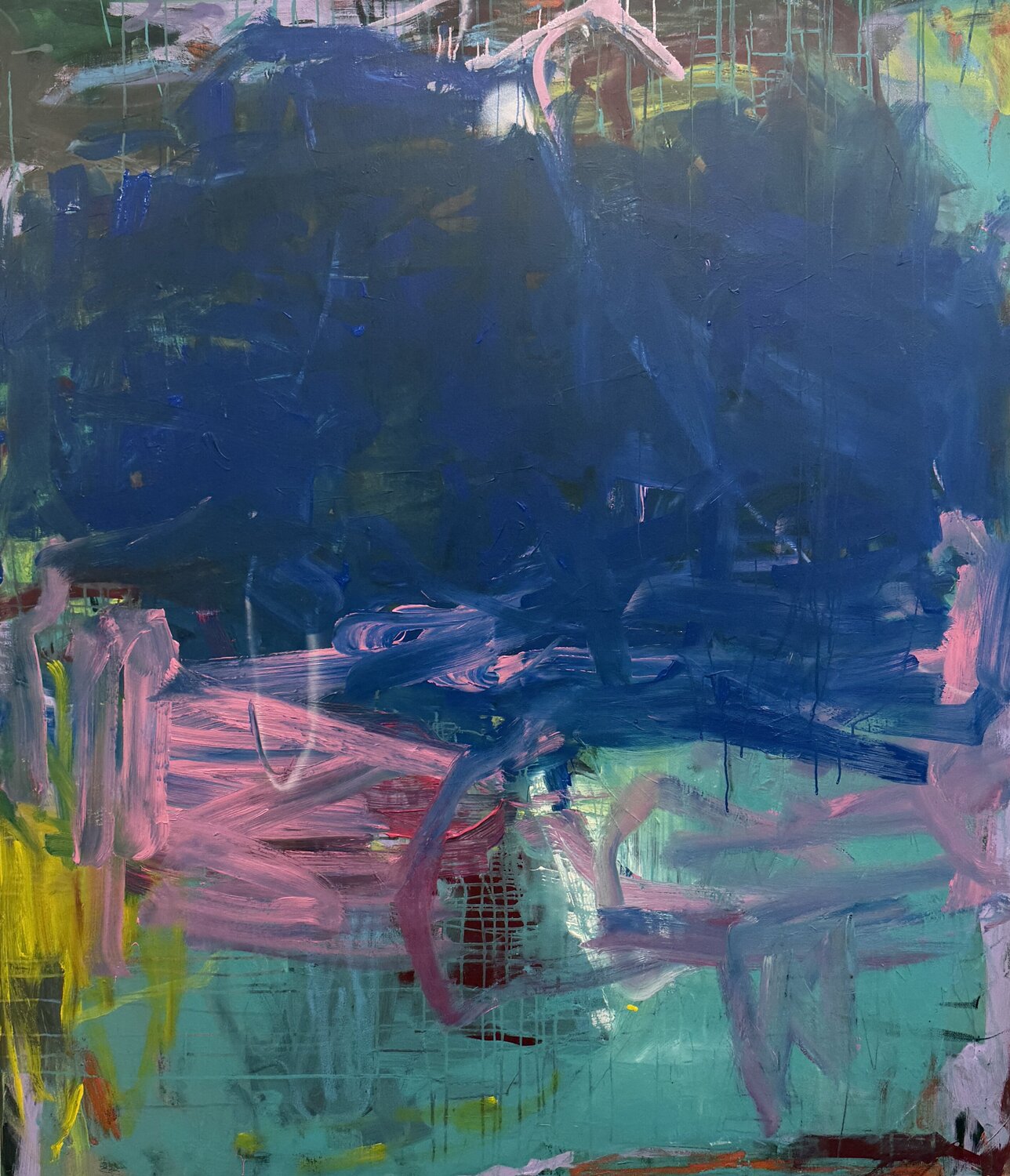 Blue hour Adriana Bernet Original painting for sale