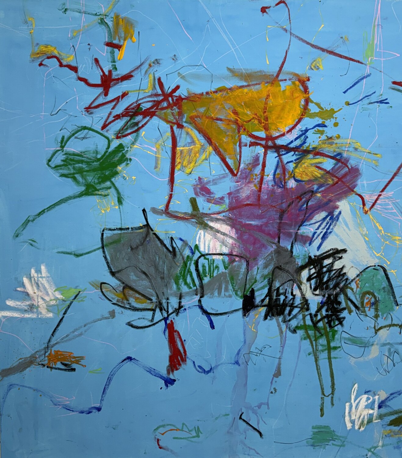 Wild Air 1 Adriana Bernet Peinture originale à vendre