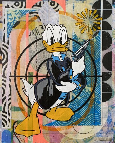 CROSSHAIR ATTITUDE by Christelle RIFFET (Cehere), 絵画 for Sale on Singulart
