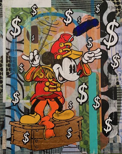MONEY MAKES THE WORLD DANCE di Christelle RIFFET (Cehere), Pittura in vendita su Singulart