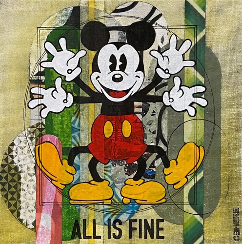 ALL IS FINE di Christelle RIFFET (Cehere), Pittura in vendita su Singulart