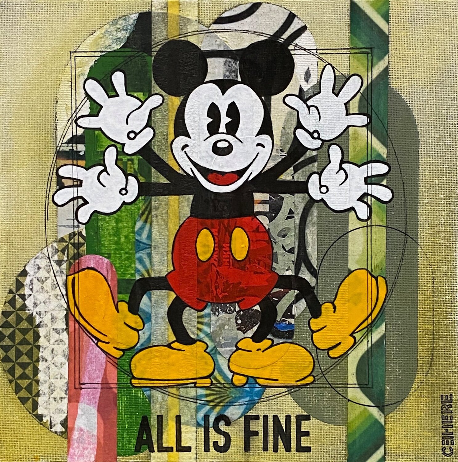 ALL IS FINE Christelle RIFFET (Cehere) Originalgemälde zu verkaufen