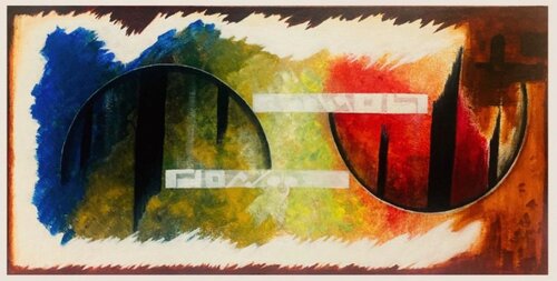 Harmony in contrast by dipti mishra, Painting for Sale on Singulart