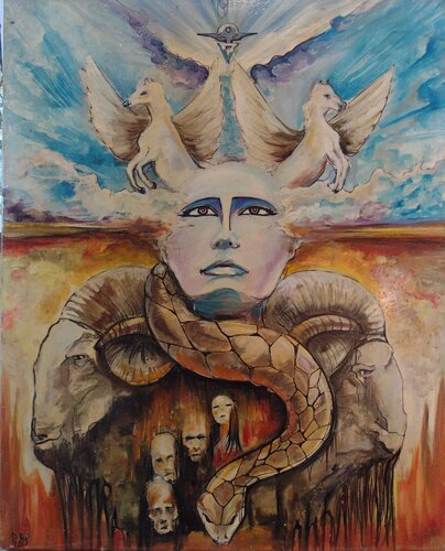 Tra cielo e terra von Daniele Bianchi, Malerei kaufen auf Singulart