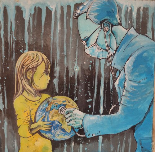 Un solo mondo by Daniele Bianchi, Painting for Sale on Singulart