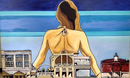 Woman liberty art  2 von Daniele Bianchi, Malerei kaufen auf Singulart