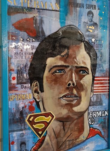 Superman  Reeve de Daniele Bianchi, Pintura a la venta en Singulart
