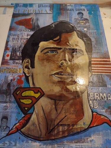 Superman  Reeve von Daniele Bianchi, Malerei kaufen auf Singulart