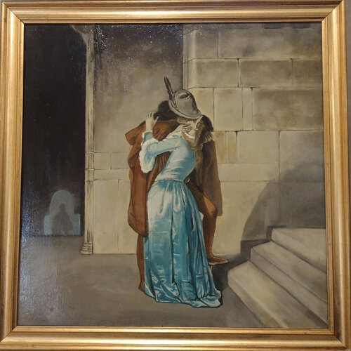 il bacio after  Hayez van Daniele Bianchi, Schilderij te koop op Singulart