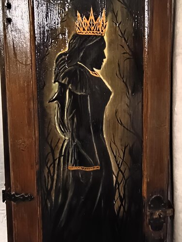 Queen in the shadows von Daniele Bianchi, Malerei kaufen auf Singulart