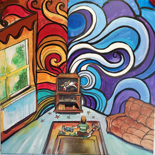 I RICORDI DA BAMBINO van Daniele Bianchi, Schilderij te koop op Singulart