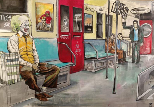 the joker by Daniele Bianchi, Painting for Sale on Singulart