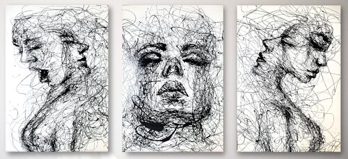 "Le dernier salut des couleurs fanées" № I van Daniel Witschkanow, Schilderij te koop op Singulart