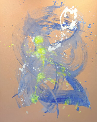 Blue Mass van Jan Baumeister, Schilderij te koop op Singulart