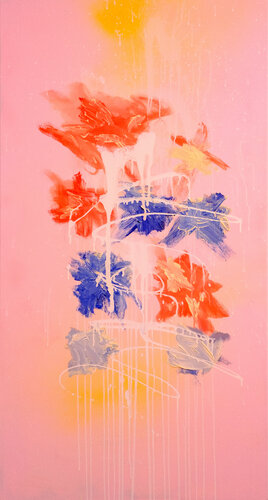 Bilingual Spiral von Jan Baumeister, Malerei kaufen auf Singulart