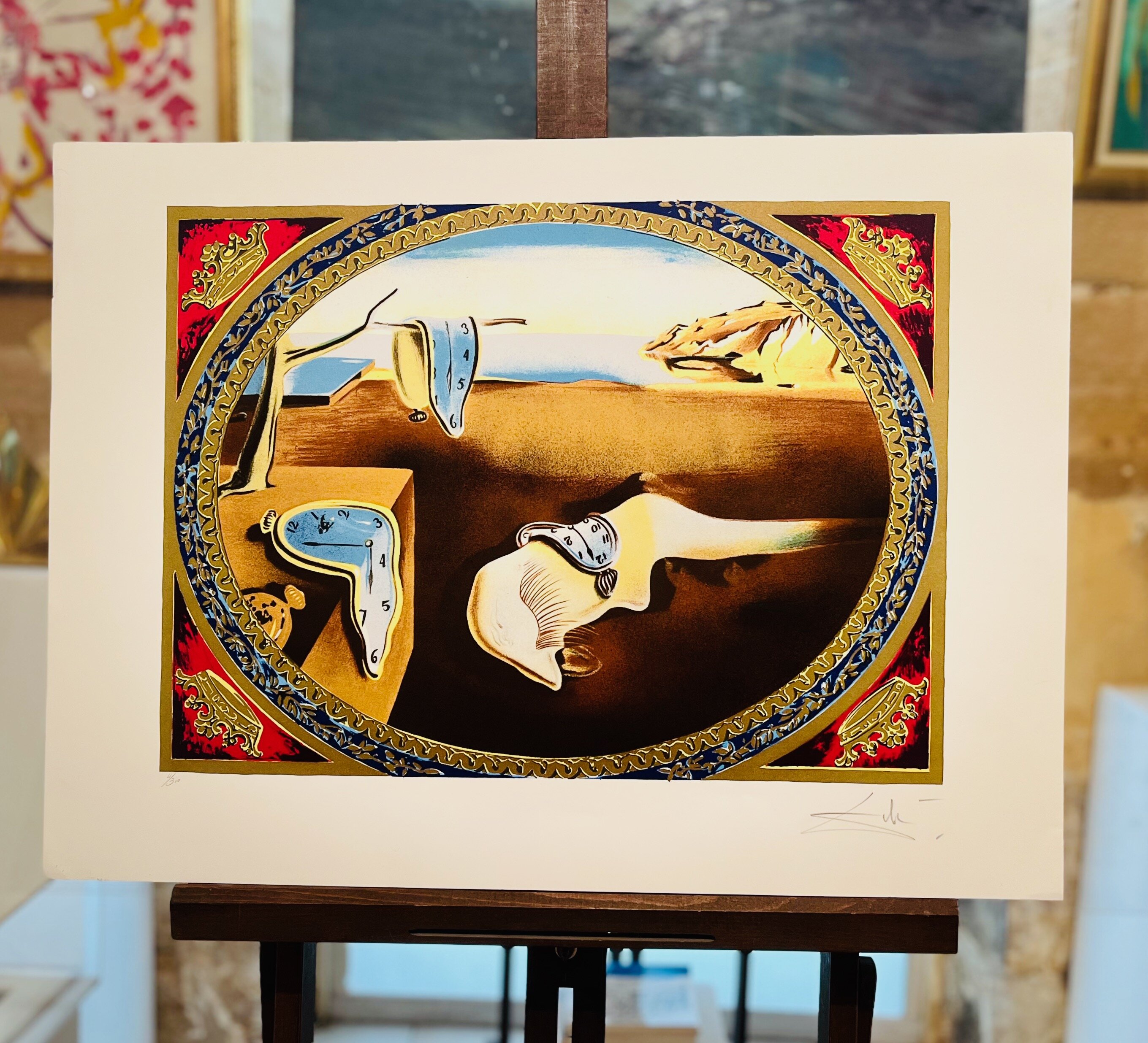 La persistance de la mémoire' 1974 ' « Les montres molles » door Salvador  Dalí (1974) : Werk op papier Lithografie op Papier - Singulart, image size:2719x2472