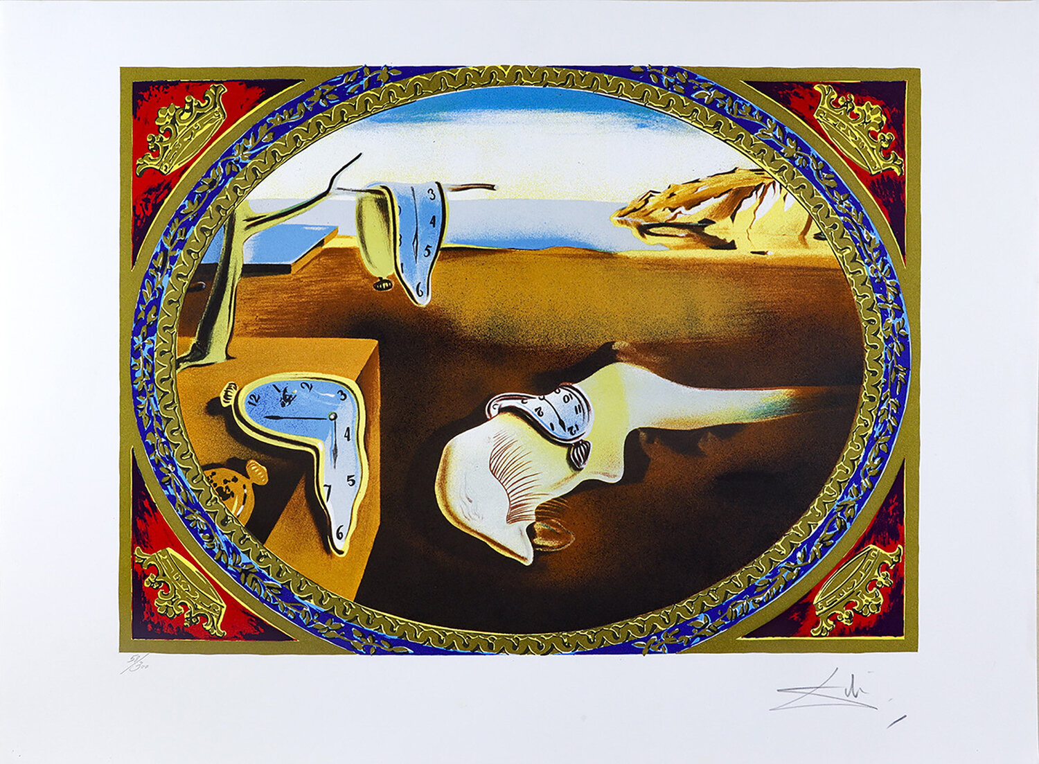 La persistance de la mémoire' 1974 ' « Les montres molles » by