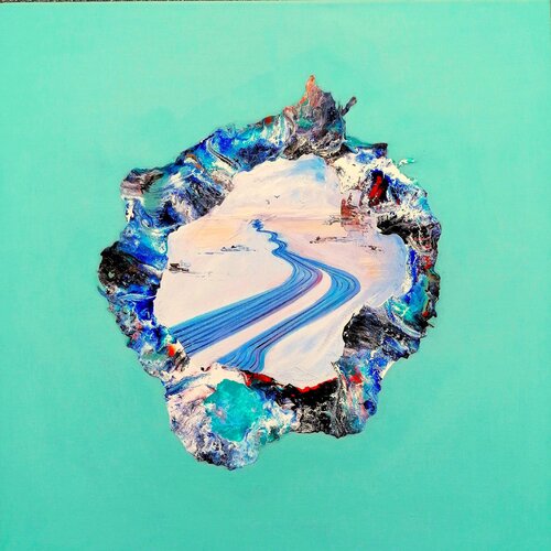 Der weite Weg...... von Gerd Zimmermann (ZIMMERMANN-Formanist Art), Malerei kaufen auf Singulart