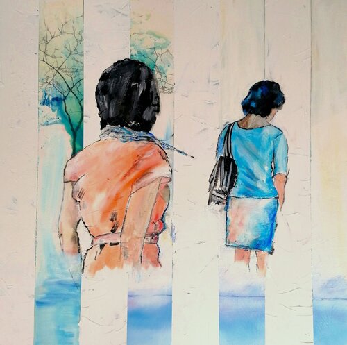 ... zerbrochene Freundschaft. von Gerd Zimmermann (ZIMMERMANN-Formanist Art), Malerei kaufen auf Singulart