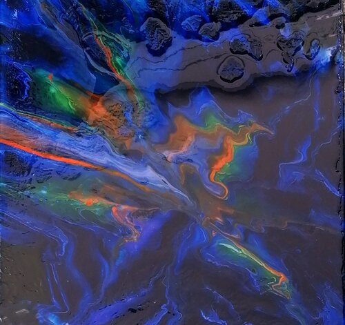 Mein tiefstes Blau - My deepest blue by Gerd Zimmermann (ZIMMERMANN-Formanist Art), Painting for Sale on Singulart