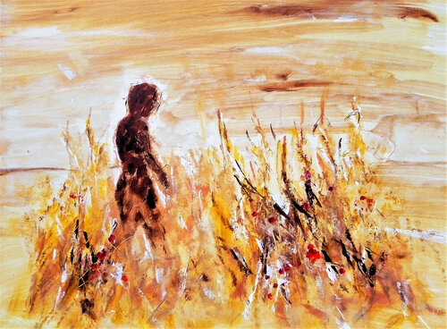 ...summer-walking.... Gerd Zimmermann (ZIMMERMANN-Formanist Art)