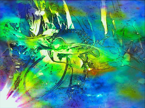 Wasser und Leben - "water and life" par Gerd Zimmermann (ZIMMERMANN-Formanist Art), Digital en vente sur Singulart