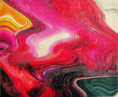 Tanz auf dem Vulkan  -  Dance on the volcano von Gerd Zimmermann (ZIMMERMANN-Formanist Art), Digital kaufen auf Singulart