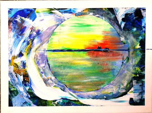 ...schaue hin! / ...look at! par Gerd Zimmermann (ZIMMERMANN-Formanist Art), Peinture en vente sur Singulart