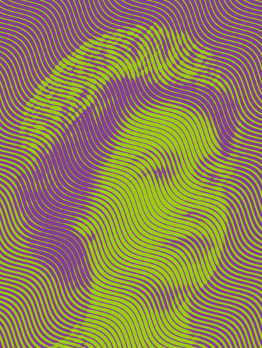 QUEEN ELIZABETH PURPLE AND GREEN van Richard Brandão, Schilderij te koop op Singulart