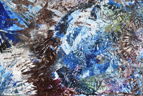 Mother Earth van Antoine Khanji, Schilderij te koop op Singulart