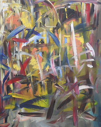 Chaotic Movement von Antoine Khanji, Malerei kaufen auf Singulart