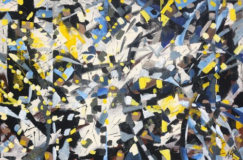 Energetic Entanglement von Antoine Khanji, Malerei kaufen auf Singulart