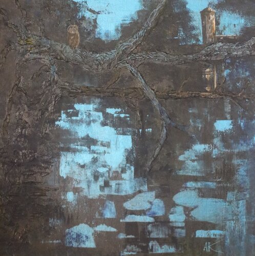 Night Owl by Antoine Khanji, Painting for Sale on Singulart