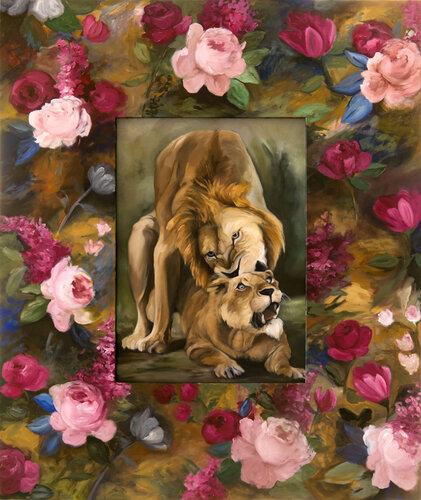 Es la noche del amor van Paula Segarra, Schilderij te koop op Singulart